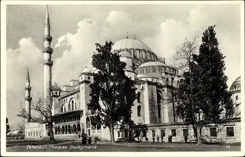 Ak Konstantinopel Istanbul Türkei, Mosquee Suleymanie