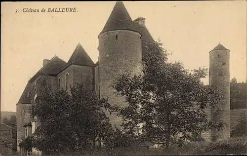 Ak Etrigny Saône et Loire, Chateau de Balleure