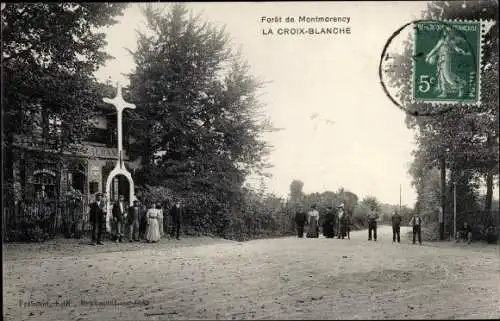 Ak Montmorency Val d’Oise, Foret, La Croix Blanche