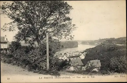 Ak La Frette Val d’Oise, Vue sur le Val