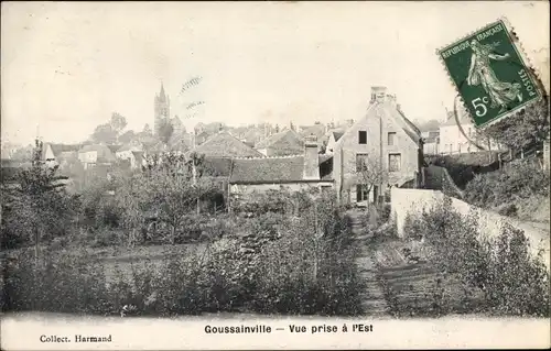 Ak Goussainville Val d´Oise, Vue prise a l'Est