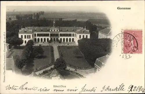 Ak Gonesse Val d’Oise, Hotel-Dieu