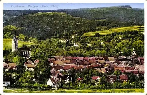 Ak Königsee in Thüringen, Gesamtansicht