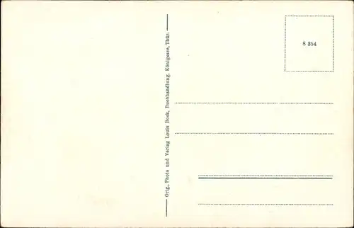 Ak Königsee in Thüringen, Gesamtansicht