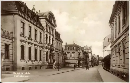 Ak Meerane in Sachsen, Poststraße