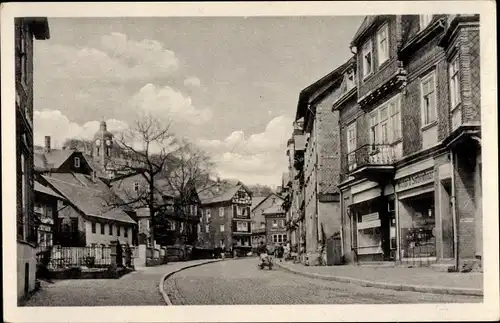 Ak Lauscha in Thüringen, Bahnhofstraße