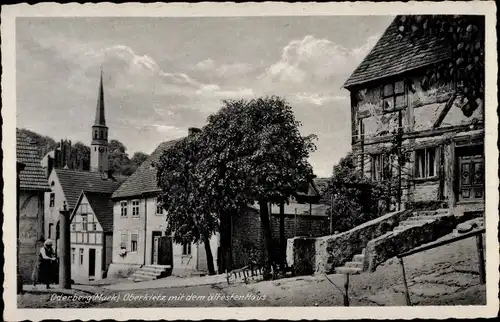 Ak Oderberg in der Mark, Oberkietz, ältestes Haus