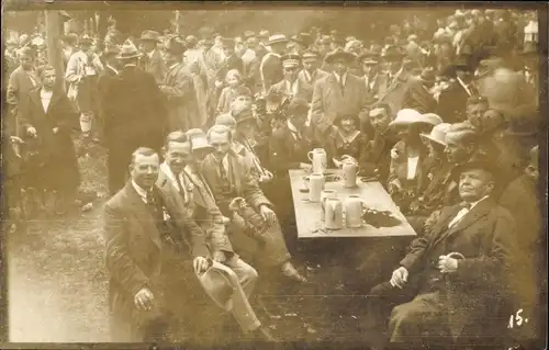 Foto Ak Dorfen in Oberbayern, Sängerfest, Menschengruppe