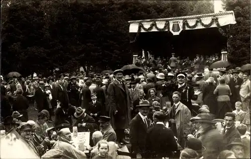 Foto Ak Dorfen in Oberbayern, Sängerfest, Menschengruppe