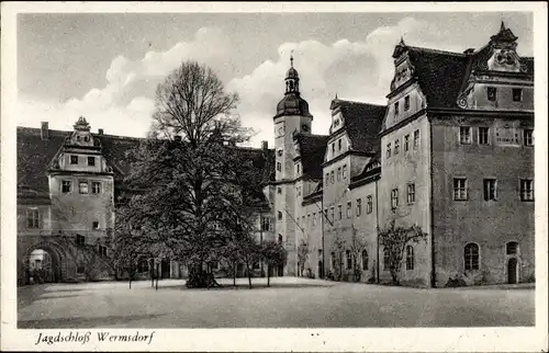 Ak Wermsdorf in Sachsen, Jagdschloss