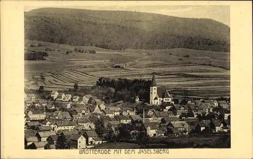 Ak Brotterode Trusetal in Thüringen, Inselsberg, Totale