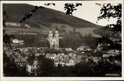 Ak Sonneberg in Thüringen, Gesamtansicht