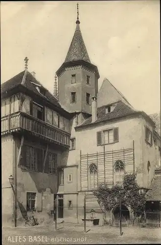 Ak Basel Schweiz, Altstadt, Bischofshof