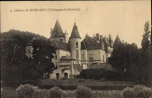 Ak Burnand Saône et Loire, Le Chateau