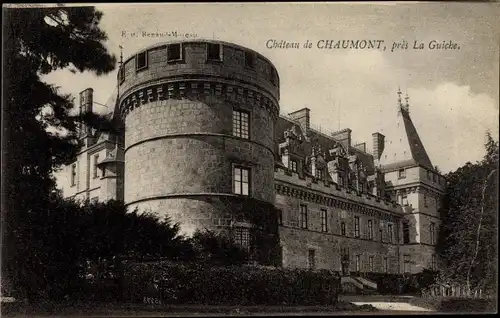 Ak Oye Chaumont Saône et Loire, Le Chateau