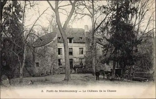 Ak Montmorency Val d’Oise, Foret, Le Chateau de la Chasse