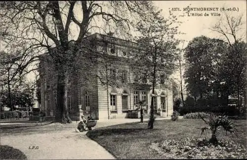 Ak Montmorency Val d’Oise, L'Hotel de Ville