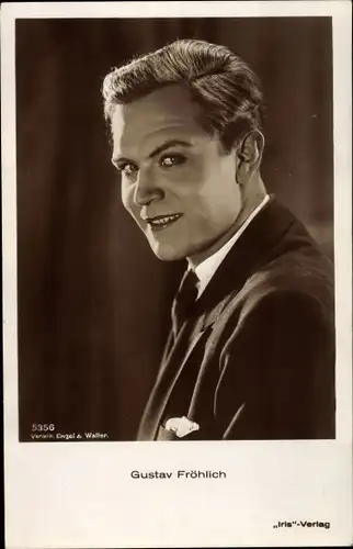 Ak Porträt Schauspieler Gustav Fröhlich