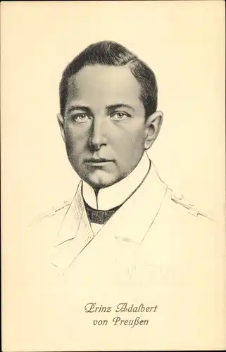 Ak Prinz Adalbert von Preußen, Portrait