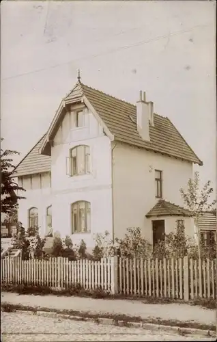 Foto Ak Hamburg, Wohnhaus, garten