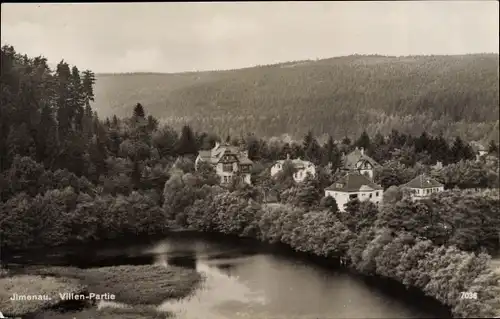 Ak Ilmenau in Thüringen, Villenpartie