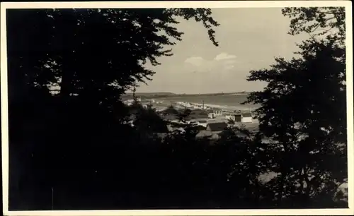 Foto Ak Hohwacht an der Ostsee, Blick auf den Ort