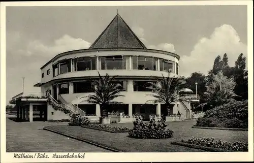 Ak Mülheim an der Ruhr, Wasserbahnhof