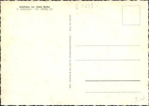 Ak Todtshorn Tostedt im Kreis Harburg, Gasthof zur alten Eiche, Wegeparie, Ehrenmal