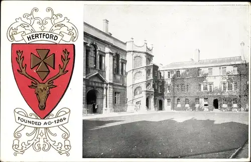 Wappen Oxford Oxfordshire England, Hertford College