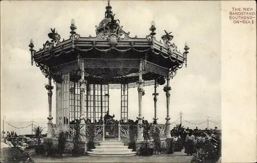 Ak Southend on Sea Essex,  The New Bandstand