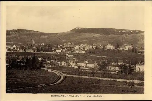 Ak Bourgneuf Val d'Or Saône et Loire, Vue generale