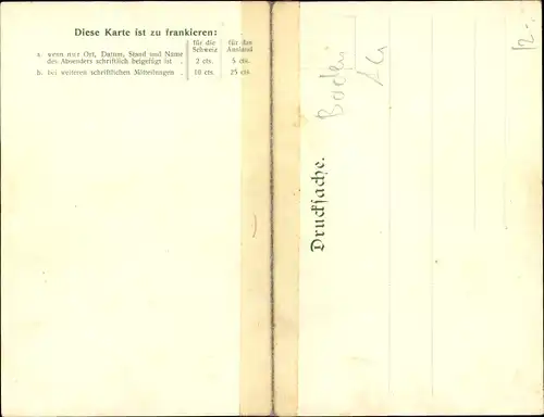 Klapp Ak Baden Kanton Aargau Schweiz, Panorama