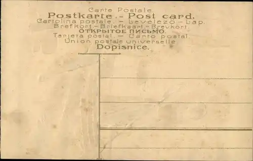 Präge Litho Du schönes Fischermädchen treibe den Kahn an's Land, Liebespaar