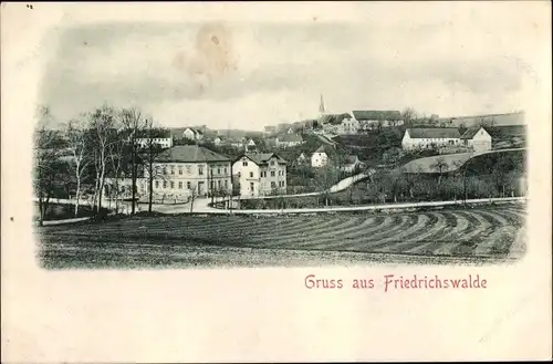 Ak Friedrichswalde Bahretal im Osterzgebirge, Panorama