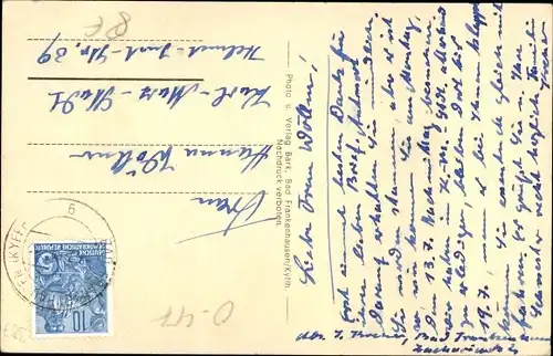 Ak Bad Frankenhausen am Kyffhäuser Thüringen, Oberkirchgasse