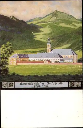 Künstler Ak Medardus, F., Reisach Oberaudorf in Oberbayern, Karmelitenkloster
