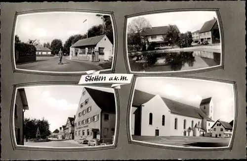 Ak Stetten am kalten Markt, Ortsansichten, Kirche