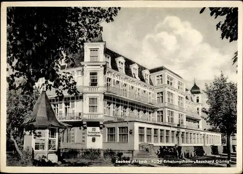 Ak Ostseebad Ahlbeck Heringsdorf auf Usedom, FDGB-Erholungsheim Bernhard Göring