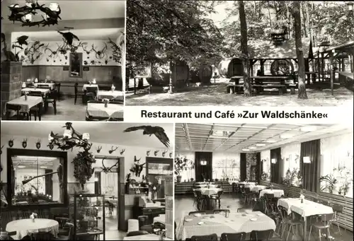 Ak Wandlitz in Brandenburg, Restaurant und Cafe Zur Waldschänke