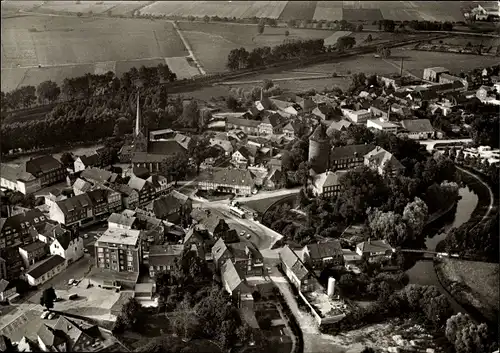 Ak Dannenberg an der Elbe, Luftaufnahme