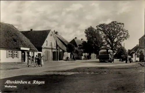 Ak Altenkirchen Wittow auf Rügen, Marktplatz