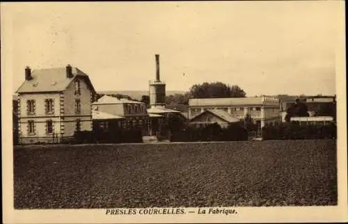 Ak Presles Courcelles Val-d´Oise, La Fabrique