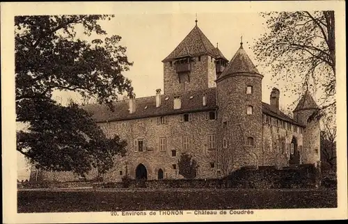 Ak Thonon les Bains Haute Savoie, Château de Courdrée