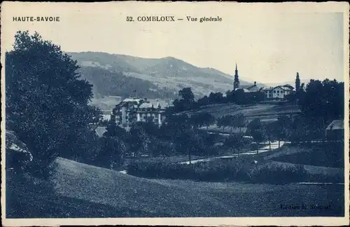 Ak Combloux Haute Savoie, Gesamtansicht