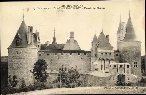 Ak La Rochepot Cote d'Or, Facade du Chateau