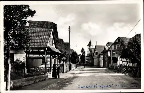 Ak Ichenheim Neuried in Baden Württemberg, Rheinstraße