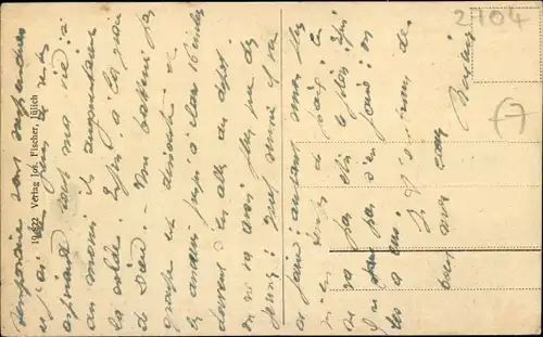 Ak Jülich in Nordrhein Westfalen, Hexenturm und Kleine Rurstraße