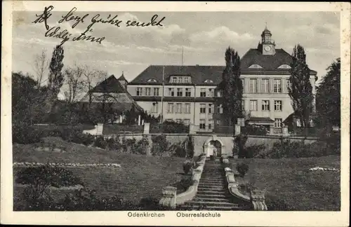 Ak Odenkirchen Mönchengladbach am Niederrhein, Oberrealschule