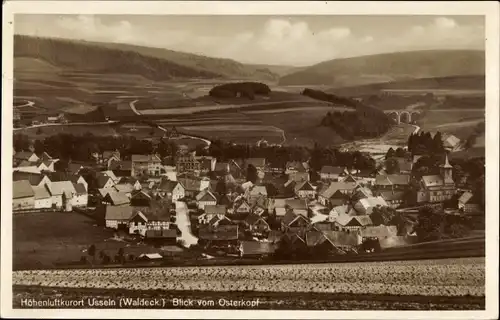 Ak Usseln Willingen im Upland, Blick vom Osterkopf