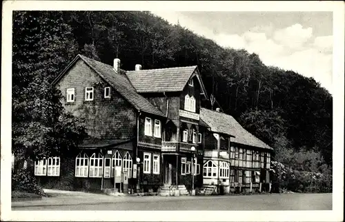 Ak Scharzfeld am Harz Niedersachsen, Bahnhofshotel Hermann Thiele